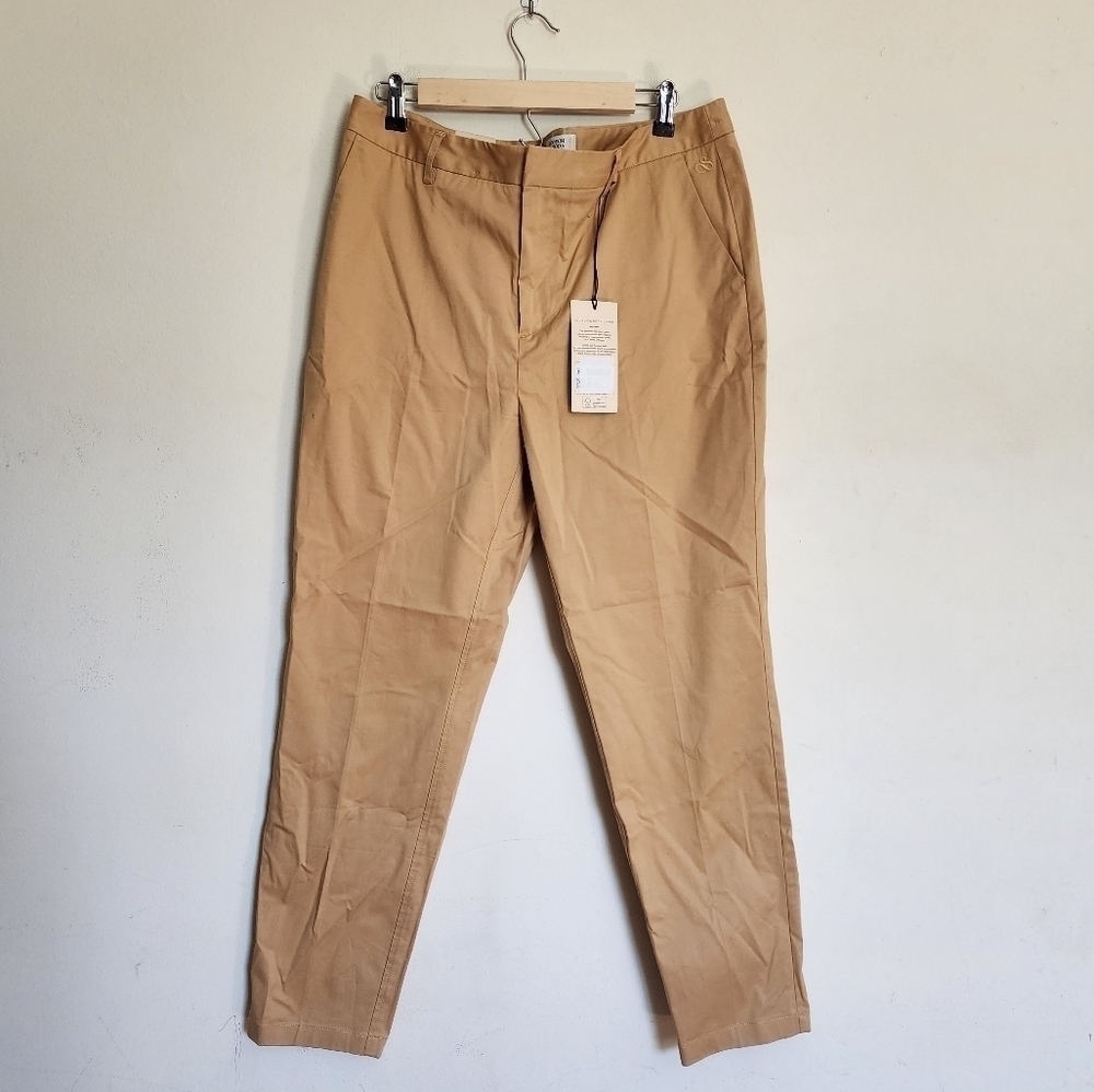 Scotch & Soda Bell Slim Fit Organic Cotton Chino Eco in Tan size 32 NWT